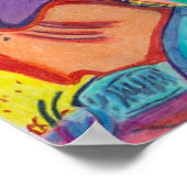 Cavalier King Charles Custom Art Print Poster (Ecke)