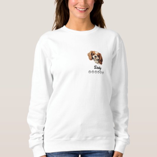 Cavalier King Charles Dog Personalisiert T - Shirt (Vorderseite)