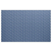 Cavalier King Charles Dog Silhouette Pet Navy Blue Stoff (Yard (91,4 cm))