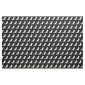 Cavalier King Charles Dog Silhouette Pet Stoff (Fat Quarter (45,7 x 55,9 cm))