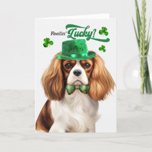Cavalier King Charles Dog St Patrick's Day Feiertagskarte
