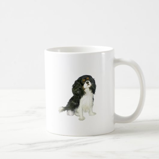 Cavalier King Charles - Dreifarbig Kaffeetasse (Rechts)