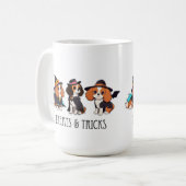 Cavalier King Charles halloween Leckereien & Trick Kaffeetasse (Vorderseite Links)