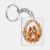 Cavalier King Charles Herbst Schlüsselanhänger (Vorderseite links)