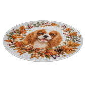 Cavalier King Charles Herbst Schneidebrett (Ecke)