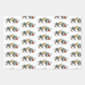 Cavalier King Charles Holiday Wrapping Paper Geschenkpapier Set (Vorderseite)