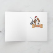 Cavalier King Charles Kisses zu Weihnachten (Innenseite)