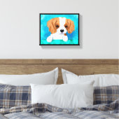 Cavalier King Charles Leinwanddruck (Insitu (Schlafzimmer))