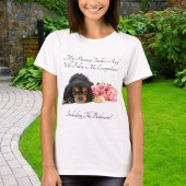 Cavalier King Charles mit Rose Personal Stalker T-Shirt