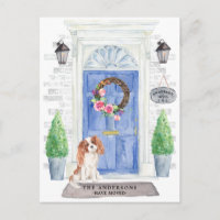 Cavalier King Charles Moving Ankündigung Postcard