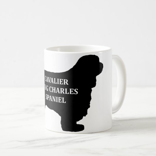 Cavalier King Charles name silo Kaffeetasse (VorderseiteRechts)