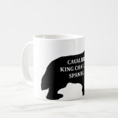 Cavalier King Charles name silo Kaffeetasse (Vorderseite Links)