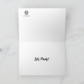 Cavalier King Charles Party Grußkarte Karte (Innenseite)