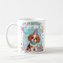 Cavalier King Charles Pastel Es ist mein Geburtsta