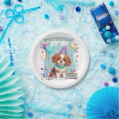 Cavalier King Charles Pastel Es ist mein Geburtsta Pappteller (Party)