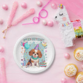 Cavalier King Charles Pastel Es ist mein Geburtsta Pappteller (Party)