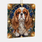 Cavalier King Charles Pastel Gold Hartglas Keramikornament (Rechts)