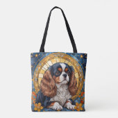 Cavalier King Charles Pastel Golden Glass Tasche (Rückseite)