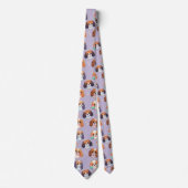 Cavalier King Charles Pastel Pattern Krawatte (Vorderseite)