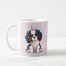 Cavalier King Charles Pastel Unicorn Kaffeetasse