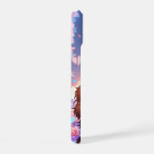 Cavalier King Charles Pastel Unicorn Rainbow sky iPhone 15 Hülle (Rechte Seite)