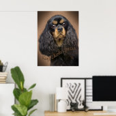 Cavalier King Charles Portrait Poster (Heimbüro)