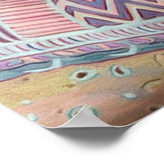 Cavalier KIng Charles Puppies Custom Art Print Poster (Ecke)