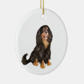 Cavalier King Charles (R) - Black and tan.png Keramikornament (Rechts)