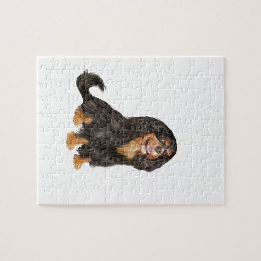 Cavalier King Charles (R) - Black and tan.png Puzzle (Horizontal)