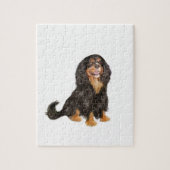 Cavalier King Charles (R) - Black and tan.png Puzzle (Vertikal)