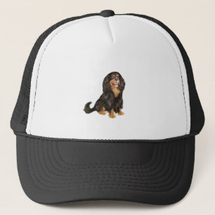 Cavalier King Charles (R) - Black and tan.png Truckerkappe