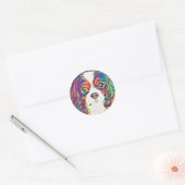 Cavalier King Charles Rainbow Art Sticker (Umschlag)