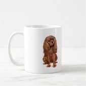 Cavalier King Charles - Ruby Kaffeetasse (Links)