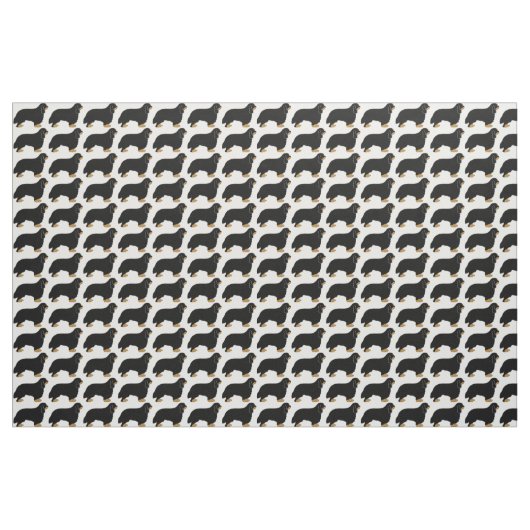 Cavalier King Charles schwarz und tan silo Stoff (Yard (91,4 cm))