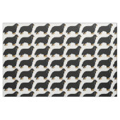 Cavalier King Charles schwarz und tan silo Stoff (Fat Quarter (45,7 x 55,9 cm))