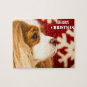 Cavalier King Charles Snowflake Weihnachten Puzzle (Horizontal)