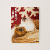 Cavalier King Charles Snowflake Weihnachten Puzzle (Vertikal)