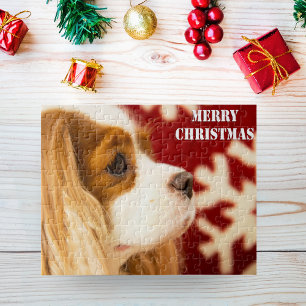 Cavalier King Charles Snowflake Weihnachten Puzzle
