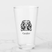 Cavalier King Charles Spanel Glass Tumbler (Vorderseite)