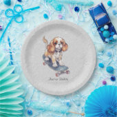 Cavalier King Charles Spanel Paper Plate Pappteller (Party)
