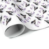 Cavalier King Charles Spanel Trick Geschenkpapier (Rolleneckpunkt)