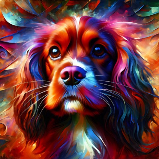 Cavalier King Charles Spaniel Acrylic Print Puzzle