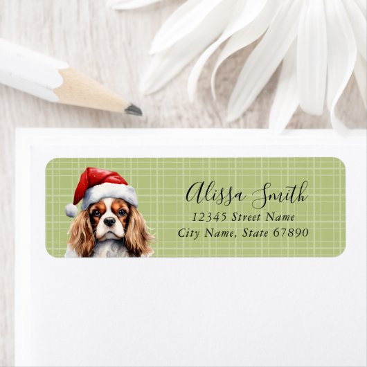 Cavalier King Charles Spaniel Address Labels (Insitu)