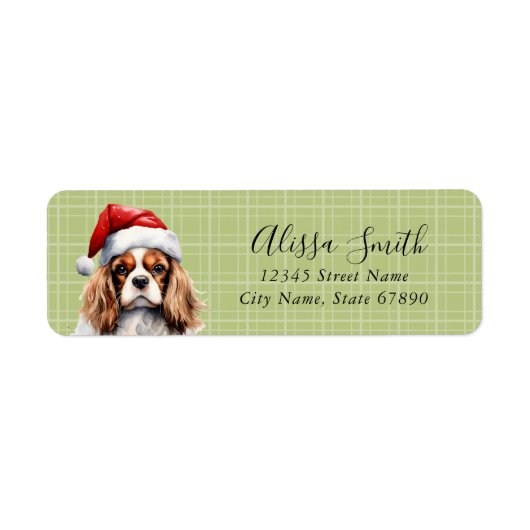 Cavalier King Charles Spaniel Address Labels (Vorne)