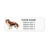 Cavalier King Charles Spaniel Address Labels (Vorne)