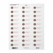 Cavalier King Charles Spaniel Address Labels (Vorne)