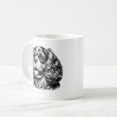 Cavalier King Charles Spaniel Adorable Dog Face Kaffeetasse (Vorderseite Links)