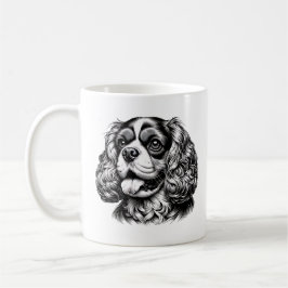 Cavalier King Charles Spaniel Adorable Dog Face Kaffeetasse