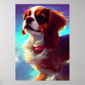 cavalier king charles spaniel AI4 Poster (Vorne)