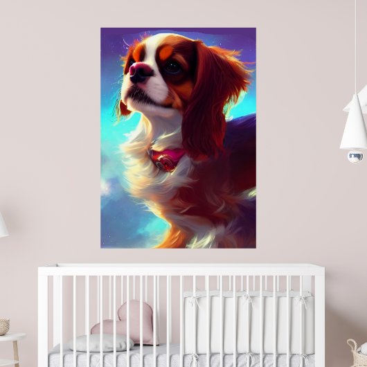 cavalier king charles spaniel AI4 Poster (Kinderzimmer 2)